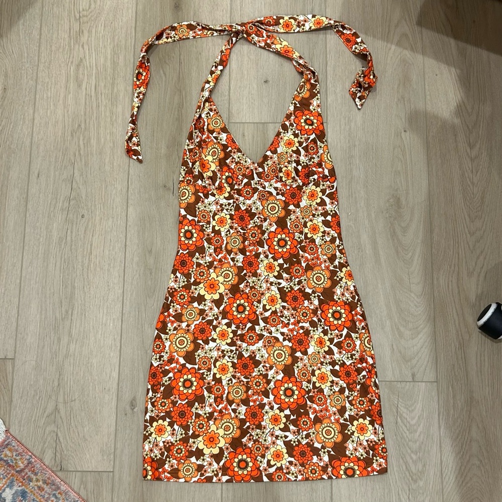 SOLD❌ Retro floral mini dress